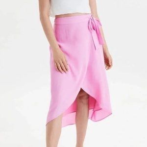 Pink Wrap Skirt American Eagle Size XL